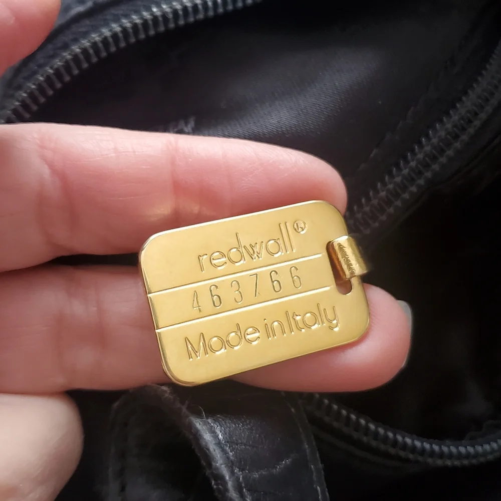 Vintage Moschino Redwall Made in Italy Boston Satchel Bag - Picture 12 of 16